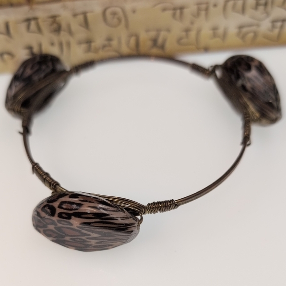 Bourbon and Bowties Leopard Print Bracelet - Picture 4 of 5